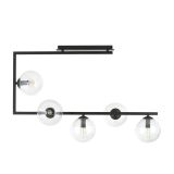 mini: Lampa sufitowa SOMA nowoczesna czarna E14 10W LED (2)