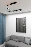 mini: Lampa sufitowa SOMA nowoczesna czarna E14 10W LED (4)