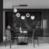 mini: Lampa sufitowa SOMA nowoczesna czarna E14 10W LED (6)