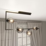 mini: Lampa sufitowa SOMA nowoczesna czarna E14 10W LED (2)