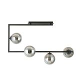 mini: Lampa sufitowa SOMA nowoczesna czarna E14 10W LED (6)