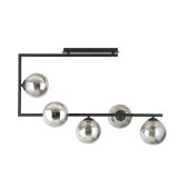 mini: Lampa sufitowa SOMA nowoczesna czarna E14 10W LED (2)