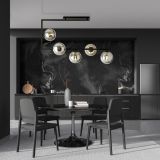 mini: Lampa sufitowa SOMA nowoczesna czarna E14 10W LED (3)