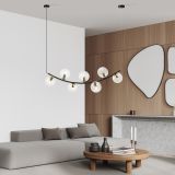 mini: Lampa wisząca RITZ nowoczesna czarna / złota E14 10W LED (7)