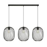 mini: Lampa wisząca ONYX nowoczesna czarna E27 15W LED (2)