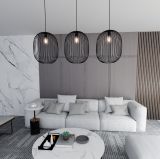 mini: Lampa wisząca ONYX nowoczesna czarna E27 15W LED (5)