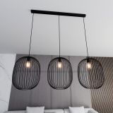 mini: Lampa wisząca ONYX nowoczesna czarna E27 15W LED (7)