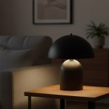 mini: Lampka biurkowa KAVA nowoczesna czarna E27 15W LED (5)