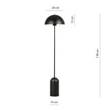 mini: Lampa podłogowa KAVA nowoczesna czarna E27 15W LED (8)
