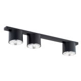 mini: Lampa sufitowa NANO nowoczesna czarna GU10 AR 111 10W LED (1)