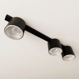 mini: Lampa sufitowa NANO nowoczesna czarna GU10 AR 111 10W LED (4)