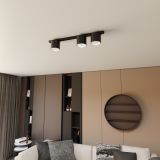 mini: Lampa sufitowa NANO nowoczesna czarna GU10 AR 111 10W LED (5)