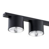 mini: Lampa sufitowa NANO nowoczesna czarna GU10 AR 111 10W LED (7)