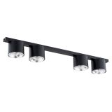 mini: Lampa sufitowa NANO nowoczesna czarna GU10 AR 111 10W LED (2)