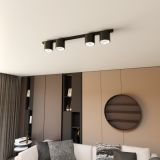 mini: Lampa sufitowa NANO nowoczesna czarna GU10 AR 111 10W LED (6)