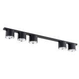mini: Lampa sufitowa NANO nowoczesna czarna GU10 AR 111 10W LED (1)