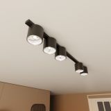 mini: Lampa sufitowa NANO nowoczesna czarna GU10 AR 111 10W LED (3)