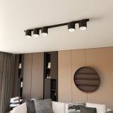 mini: Lampa sufitowa NANO nowoczesna czarna GU10 AR 111 10W LED (4)