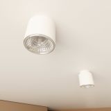 Lampa sufitowa NANO nowoczesna biała GU10 AR 111 10W LED