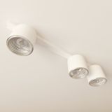 Lampa sufitowa NANO nowoczesna biała GU10 AR 111 10W LED