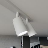 Lampa sufitowa FLASH nowoczesna czarna GU10 10W LED