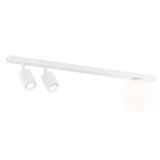 Lampa sufitowa BASTER nowoczesna czarna GU10, E14 10W LED