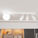 Lampa sufitowa BASTER nowoczesna czarna GU10, E14 10W LED