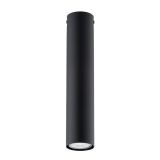 Lampa sufitowa TECNO nowoczesna czarna GU10 10W LED