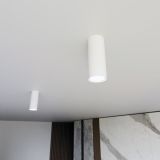 Lampa sufitowa TECNO nowoczesna biała GU10 10W LED
