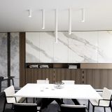 Lampa sufitowa TECNO nowoczesna biała GU10 10W LED