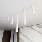 Lampa sufitowa TECNO nowoczesna biała GU10 10W LED