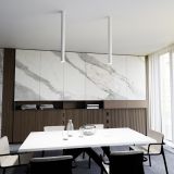 Lampa sufitowa TECNO nowoczesna biała GU10 10W LED