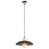 mini: Żyrandol KOBE japandi czarny E27 15W LED (1)