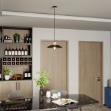 mini: Żyrandol KOBE japandi czarny E27 15W LED (3)