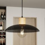 mini: Żyrandol KOBE japandi czarny E27 15W LED (6)