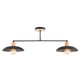 mini: Żyrandol KOBE japandi czarny E27 15W LED (1)