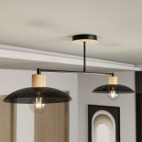 mini: Żyrandol KOBE japandi czarny E27 15W LED (4)