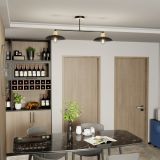 mini: Żyrandol KOBE japandi czarny E27 15W LED (5)