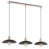 mini: Żyrandol KOBE japandi czarny E27 15W LED (2)