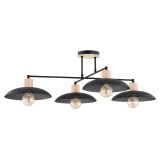 mini: Żyrandol KOBE japandi czarny E27 15W LED (2)