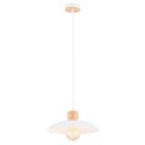 mini: Żyrandol KOBE japandi biały E27 15W LED (1)