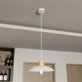mini: Żyrandol KOBE japandi biały E27 15W LED (4)