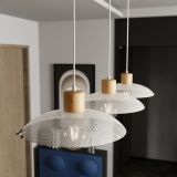 mini: Żyrandol KOBE japandi biały E27 15W LED (4)