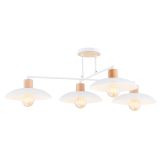 mini: Żyrandol KOBE japandi biały E27 15W LED (1)