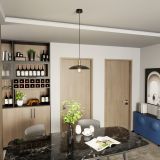 mini: Żyrandol SPIRIT japandi czarny E27 15W LED (3)