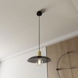 mini: Żyrandol SPIRIT japandi czarny E27 15W LED (4)