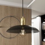 mini: Żyrandol SPIRIT japandi czarny E27 15W LED (5)