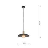 mini: Żyrandol SPIRIT japandi czarny E27 15W LED (7)