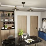 mini: Żyrandol SPIRIT japandi czarny E27 15W LED (3)