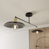 mini: Żyrandol SPIRIT japandi czarny E27 15W LED (4)